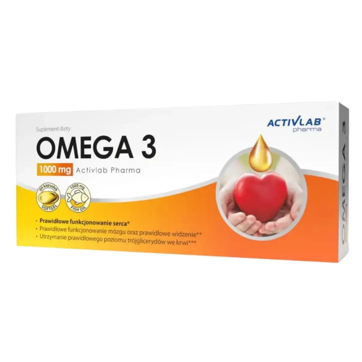 Activlab Pharma Omega-3 1000 mg - 60 kapslar - Bild 2