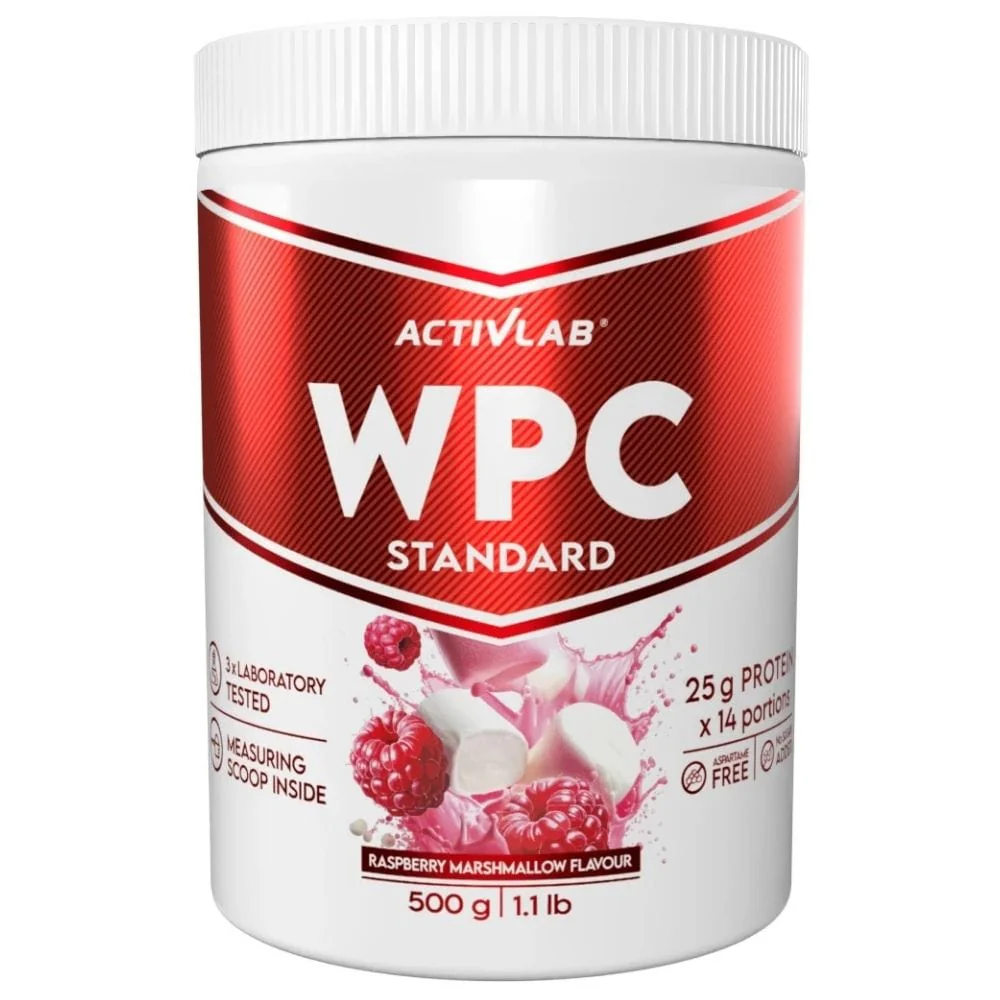 Activlab WPC Standard vassleproteinkoncentrat, Raspberry Mousse - 500 g - Bild 2