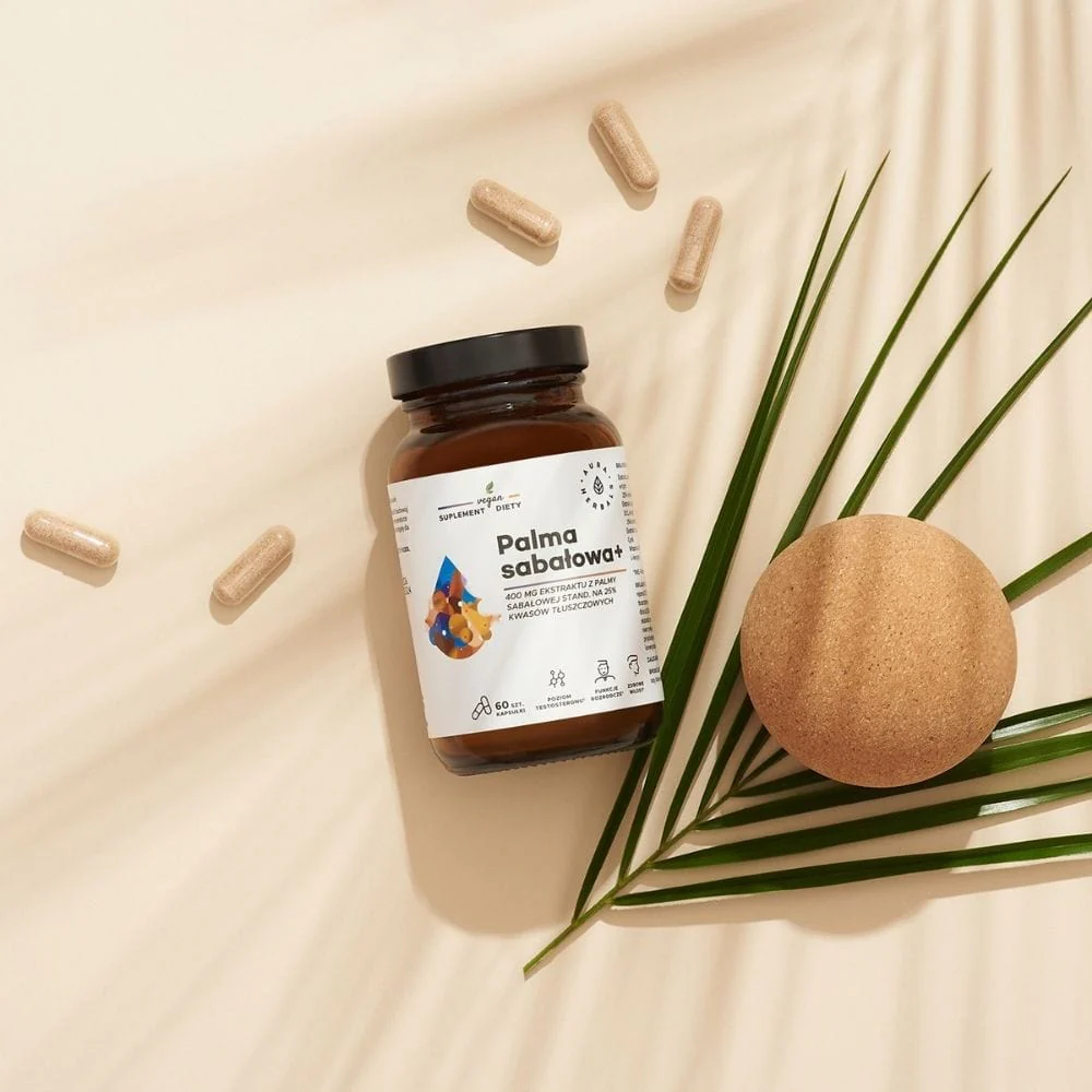 Aura Herbals Saw Palmetto 400 mg - 60 kapslar - Bild 3