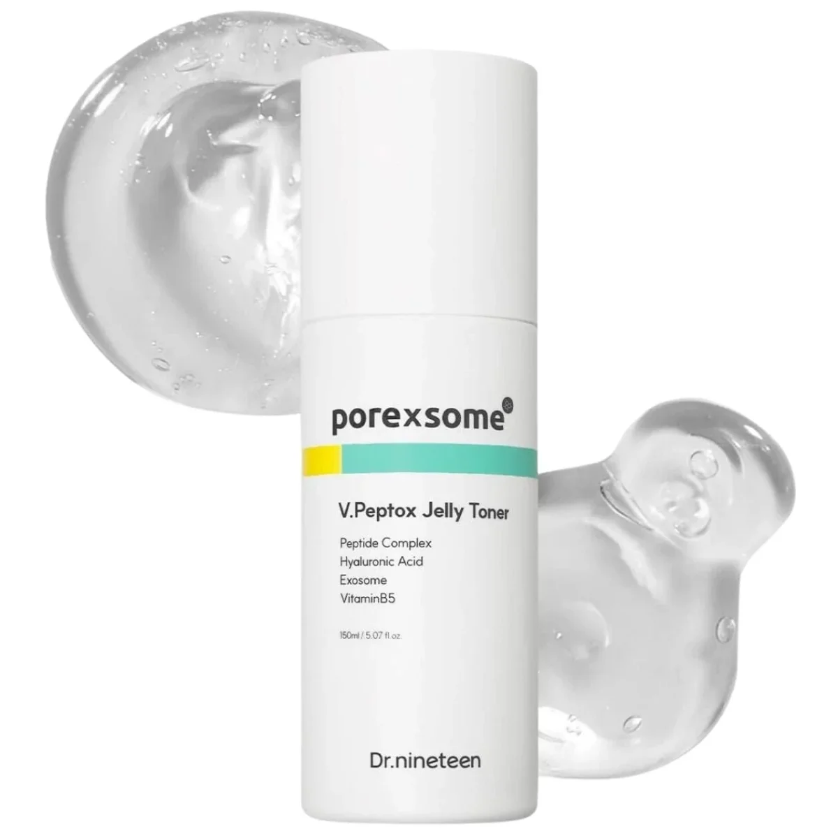 Dr. Nineteen Gel Toner med peptider och hyaluronsyra – 150 ml - Bild 2
