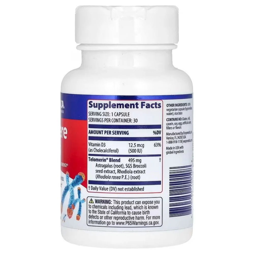 Enzymedica Telomere Plus - 30 Capsules - Bild 3