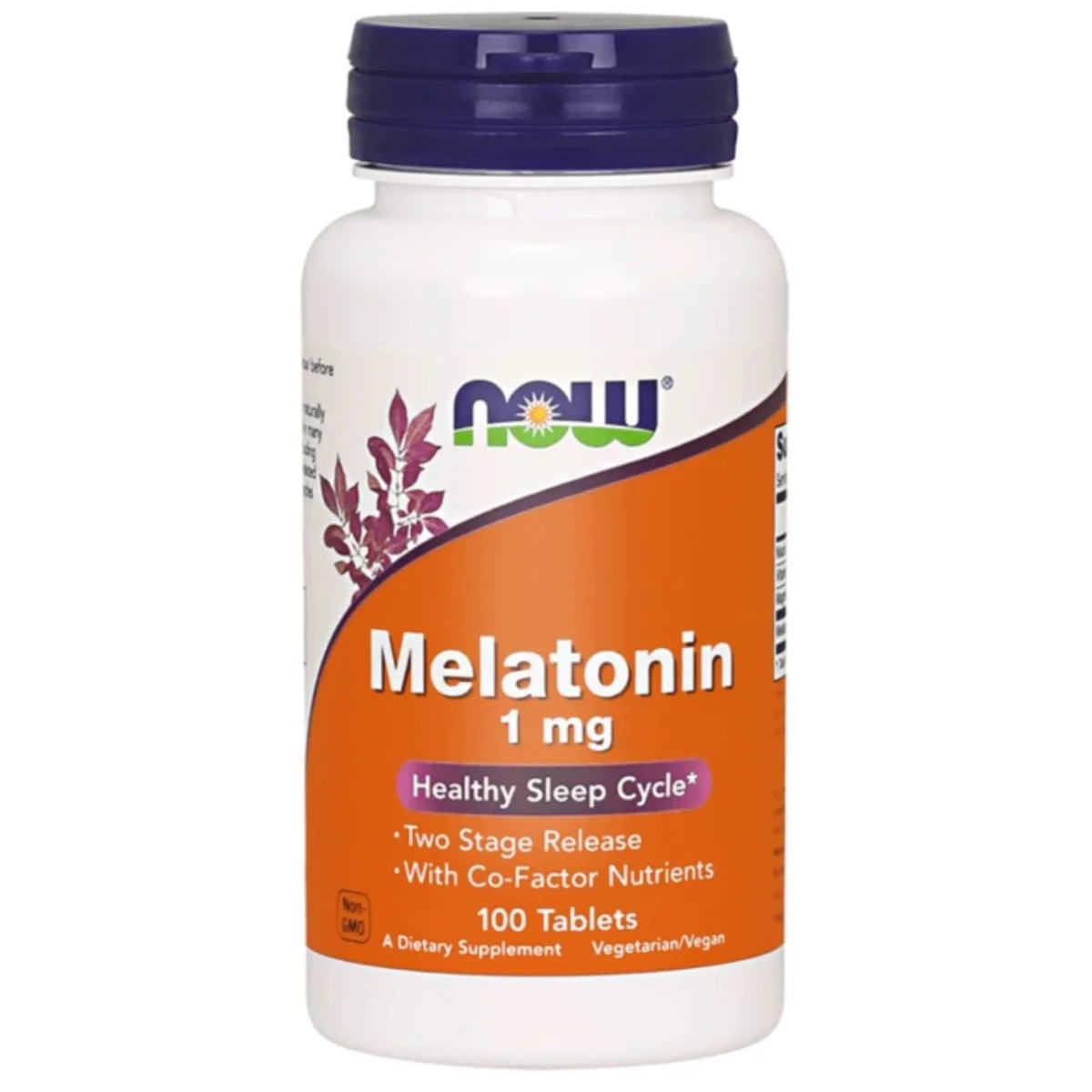 Now Foods Melatonin 1 mg – 100 tabletter